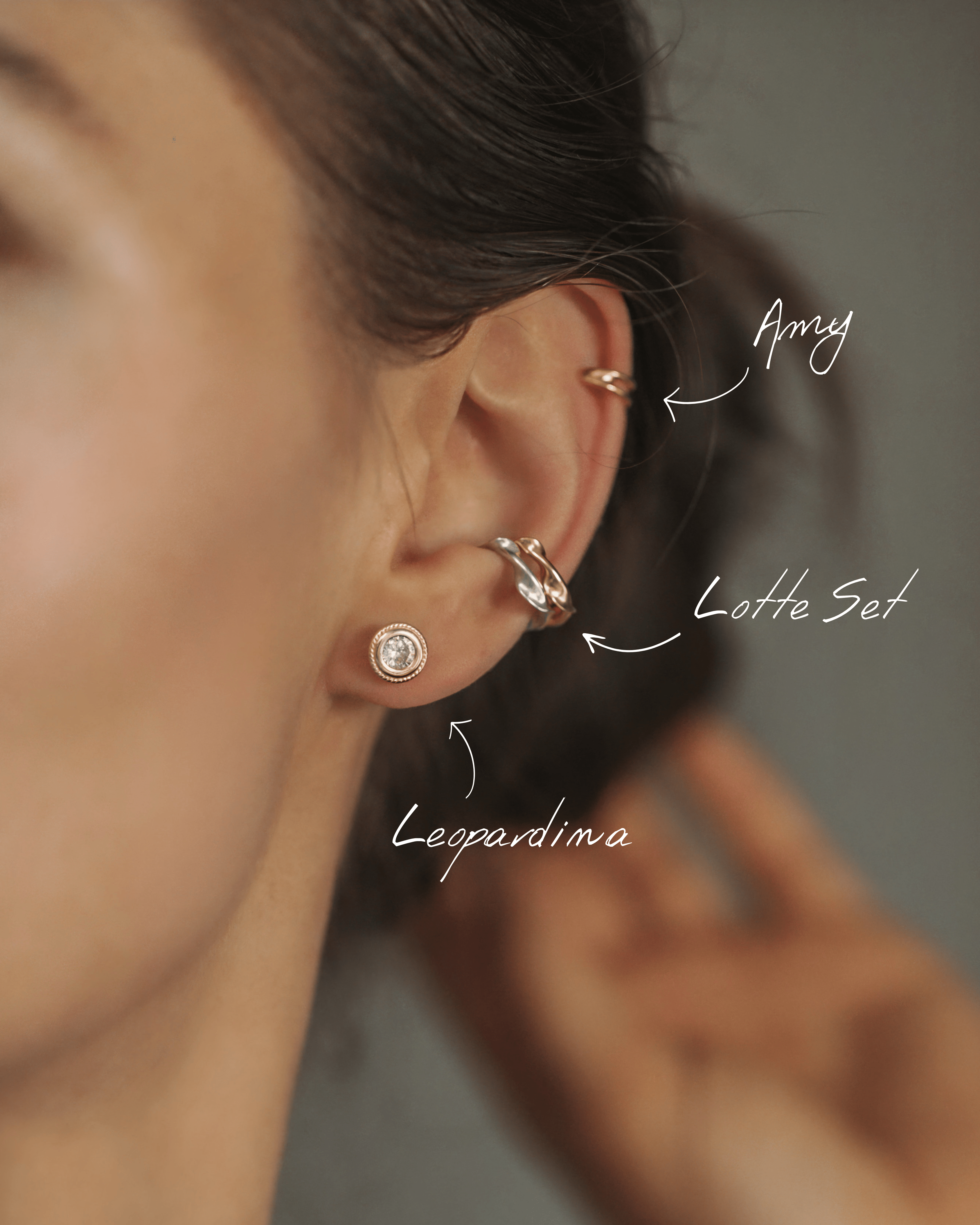 Leopardina Ohrstecker Nella & Sina